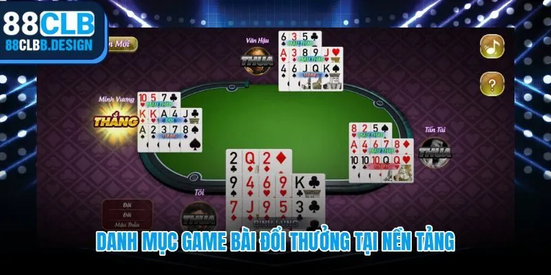TP game bài 88CLB với hệ thống bàn chơi phân theo nhịp ván