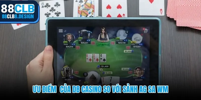 DB casino 88CLB đạt 8,8/10 độ dễ làm quen và dải cược rộng